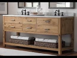 Reclaimed wood is aesthetically pleasing to many, and it's certainly environmentally friendly. Reclaimed Wood Bathroom Vanity Youtube