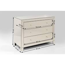 The color looks amazing against ivory. Contemporary Mirror Chest Of Drawers Luxury Champagne Kare Design