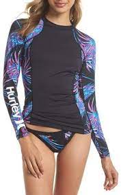 Hurley One Only Rashguard Rash Guard Women Swimwear Rashguard Swimsuit Women Rash Guard Swimwear