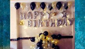 Simple Birthday Balloons Decoration Ideas At Home