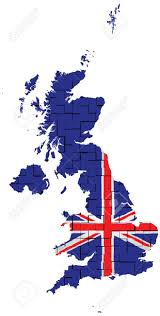 La bandera, llamada en inglés union jack , es combinación de las banderas de inglaterra y escocia con la bandera de san patricio de irlanda. Bandera Del Reino Unido De Gran Bretana E Irlanda Del Norte Superpuesta Sobre Mapa De Contorno Aislado En El Fondo Blanco Fotos Retratos Imagenes Y Fotografia De Archivo Libres De Derecho Image