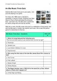 Oct 18, 2021 · over 100,000 free trivia questions & answers with printable quizzes. An 80s Music Trivia Quiz Partycurrent