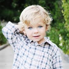 Longer hair is more unique for boys but is usually easy to style and doesn't need to be cut as often as a buzz cut. Curly Hair Cute Toddlers Boy Novocom Top