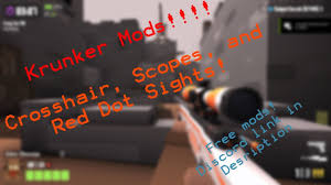 Make sure to click the link then copy from the search bar, if you copy straight from the description it will freezemy scope : Krunker Mods Learn How To Add Crosshairs And Scopes Youtube