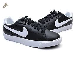 Black And White Nike Tennis Shoes Womens Nike Womens Court Tour Skinny Leather Black White 532364 010 6 5 B M Us Nike Sneakers For Women Amazon Partne Nike Leather Leather Shoes Brand Nike Women