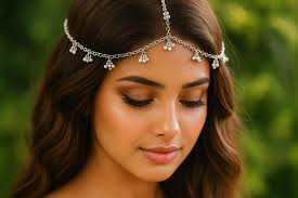 Indian dancer head jewelry