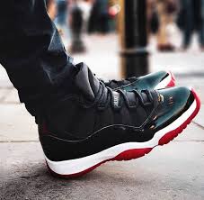 Air Jordan 11 Retro Bred 378037 061 Black White Red In 2020 Jordan 11 Bred Air Jordans Air Jordan 11 Bred