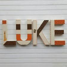 Happymoosegardenart Shared A New Photo On Etsy Art Wall Kids Big Kids Room Baby Name Letters
