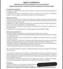 Lettre de motivation pour une licence de droit. Dr Juliette On Twitter Yesterday We Came Across A Crazy Add For Phd Students At The Sorbonne If You Can Believe It They Ask For A Cv And A Cover Letter To