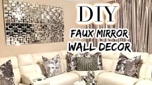 Dollar Tree Diy Faux Mirror The Best Diy Home Decor Wedding 2017 Youtube Glam Wall Decor Diy Mirror Wall Decor Wall Decor Bedroom
