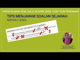 Contoh jawapan kbkk langkah malaysia untuk memajukan via www.scribd.com. Tips Menjawab Soalan Sejarah Kertas 2 Esei Ed Youtube