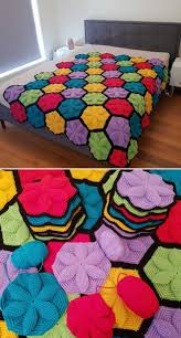 African flower easy crochet hexagon tutorial crochet nuts. Beautiful Skills Crochet Knitting Quilting Crochet Hexagon 3d Motif With Flower Tutorial