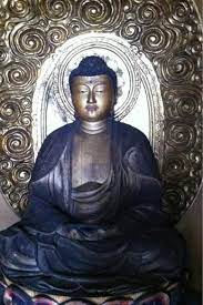 岡山備前市釈迦如来 芸術的アニメ少女 仏教 仏像