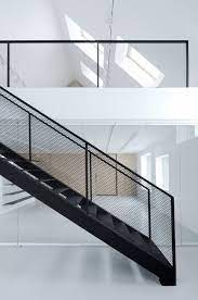 Look no further for house of forgings horizontal stair railing systems. House A House B At Terra Panonica By Studio Autori Kikinda Serbia Yellowtrace Industrial Staircase Staircase Railings Stairs