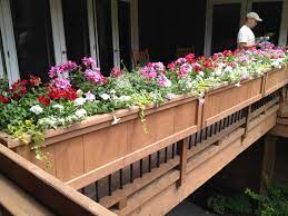 Long Box Deck Railing Planters Deck Planter Boxes Railing Planters