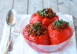 Greek Style Vegan Stuffed Peppers Craving Greens
