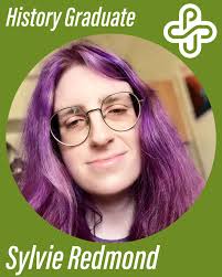 There are 57 days until commencement! Today we are celebrating Sylvie  Redmond, who is graduating with a BS in History. Sylvie's advice to new  history majors? “Learn to skim the required readings