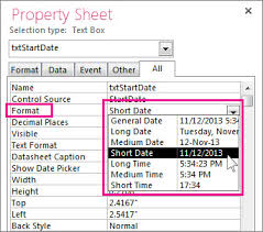 Usa, canada, northern mexico's border cities. Format A Date And Time Field Access