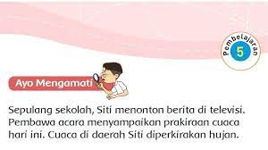 Inilah kunci jawaban tema 5 untuk kelas 3 sd/mi subtema 3 pembelajaran 5 halaman 160, 155, 156, 157, dan 161 mengenai pengaruh perubahan cuaca. Kunci Jawaban Tema 5 Kelas 3 Sd Halaman 155 156 157 160 161 Pembelajaran 5 Subtema 3 Tribunnews Com Mobile