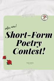 Short Form Poetry Contest In 2020 Poetry Contests Poetry Contest