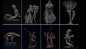 Tatah dan gadhen atau alat untuk memahat, mengurangi, dan membentuk bahan berupa batu dan kayu. Foto Seniman Palestina Ubah Kawat Logam Jadi Karya Seni Unik Global Liputan6 Com