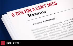 8 resume tips to get you the job of