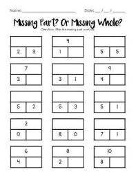 Part Part Whole Worksheets Activities And Centers First Grade Math Education Math Elementary Math