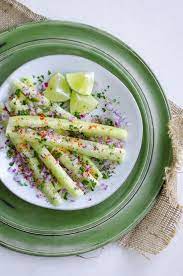 Recipe Spiced Cucumber Sticks With Chaat Masala Recipe Veggie Snacks Chaat Masala Recipes