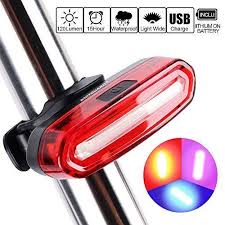 Bike Tail Light Bicycle Lamp Rear Cycling 3 Color Changing 6 Modes Helmet Safety Bodyguard Bike Tail Light Helmet Light Tail Light