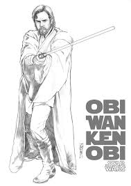 Obi Wan Kenobi By Thegerjoos On Deviantart Star Wars Drawings Star Wars Obi Wan Star Wars Printables