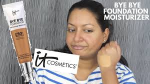It Cosmetics Bye Bye Foundation Full Coverage Moisturizer 1 Week Wear Test