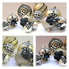 Birthday Invitations Party Decorations Diy Art Deco Christmas Ornaments Black Gold Christmas Diy Christmas Ornaments Christmas Ornaments