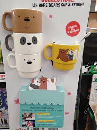 Each ceramic mug holds 10 ounces of your favorite beverage. We Bare Bears Cup Spoon With 3 Singapore Atrium Sale Facebook