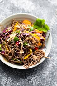 Asian Chicken Soba Noodle Salad Recipe Soba Noodles Soba Noodles Salad Noodle Salad