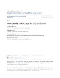 Pdf Partners And Adversaries The Art Of Collaboration