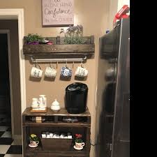Industrial Coffee Bar Combination Coffee Bar Coffee Etsy Industrial Coffee Bar Coffee Bar Coffee Shelf