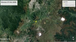 El epicentro del sismo que se dio a las 14h16 de este lunes, 26 de octubre, tuvo lugar a una profundidad de 73.47 km, y hasta el momento no se han registrado daños. Sismos Instituto Geofisico Epn