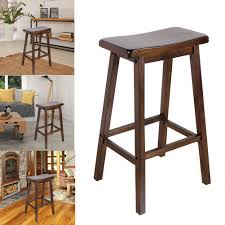 29inch Simple Chair Casual Walnut High Tabouret De Bar Stool Industrial Chaise Modern Chairs Usa Warehouse Shipping In 2020 Bar Stools Modern Chairs Stool