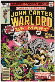 John Carter Warlord Of Mars 1 Vf Nm Based On The Edgar Rice Burroughs Character Origin And First John Carter Comics Comic Books For Sale Marvel Comic Books