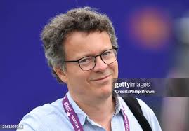 Lawrence Booth, cricket correspondent of the Daily Mail and Wisden... News  Photo