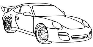 2002 vector drawing 594 mm x 420 mm (a2), b/w; Porsche 911 Turbo Coloring Pages