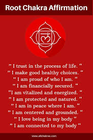 Pin By Haritha Shan On Yoga In 2020 Chakra Affirmations Root Chakra Healing Chakra Mantra