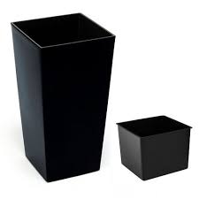 Able to house a large plant or shrub, the estate square planter will enhance the artistic, natural character of any commercial landscape. Square Extra Large Plant Pots Planters Indoor Outdoor Garden Tall Plastic Pot Black Buy Online In Macau At Macau Desertcart Com Productid 66179212