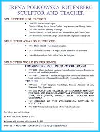 sample art teacher resume free resume