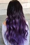 Plum Dark Purple Hair