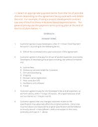 Schedule A Payment Terms Can Uk Aus Payment Terms Contract Template