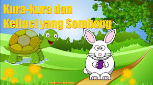 8.saya berasa malu dan menyesal kerana saya ialah sang arnab yang cantik bergaya. Gambar Cerita Kancil Dan Kura Kura