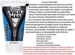 02 Gel Volumão funciona Como Aumento Peni@no Instantâneo - produtos sex  shop - Outros Beleza e Perfumaria - Magazine Luiza