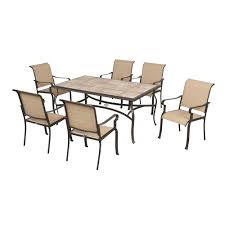 Check spelling or type a new query. Hampton Bay Belleville 7 Piece Patio Dining Set The Home Depot Canada