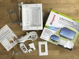 Disguise cords by running them underneath a rug. Easily Run Power And Cables Behind The Wall W Legrand Tv Power Kit